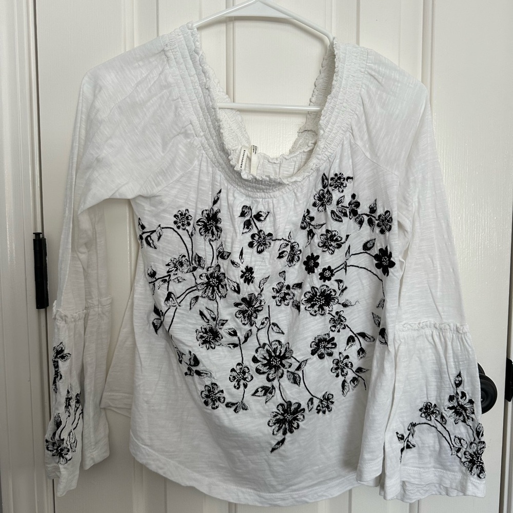 Anthropologie off the shoulder top